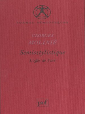 cover image of Sémiostylistique